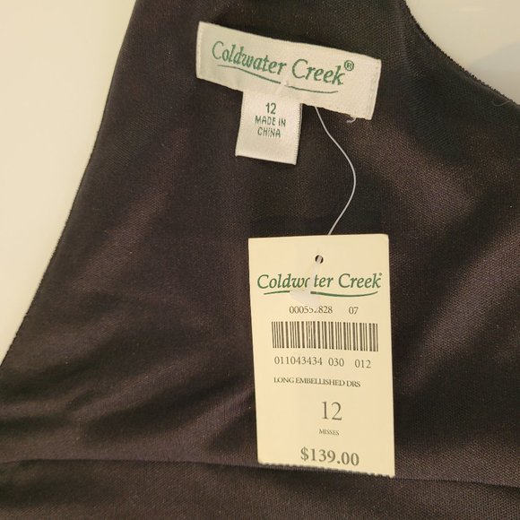 Coldwater Creek Full length sleeveless velvet gown - Picture 8 of 12